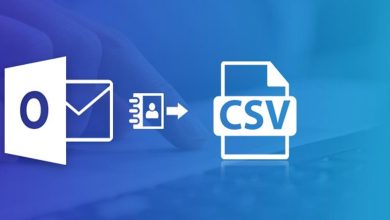 pst contacts to csv