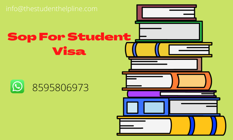 Sop For Student Visa