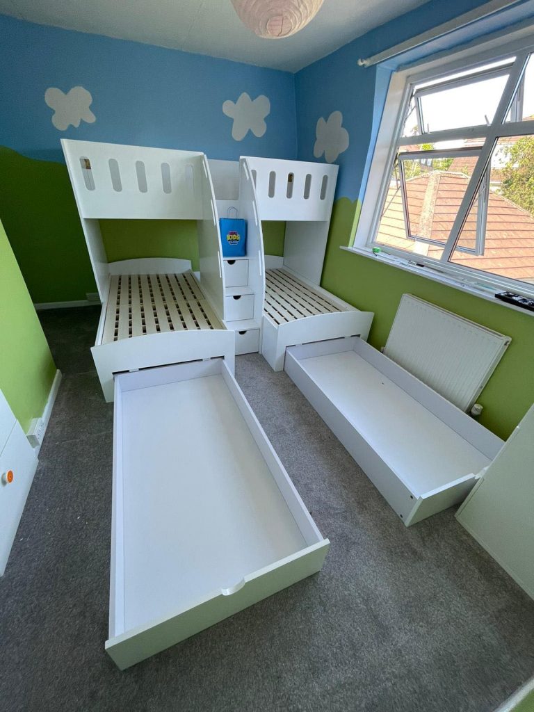 l shaped bunk beds