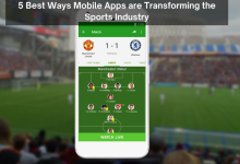 5 Best Ways Mobile Apps are Transforming the Sports Industry