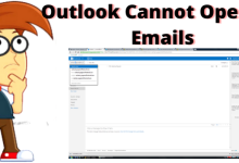 outlook cannot open old emails