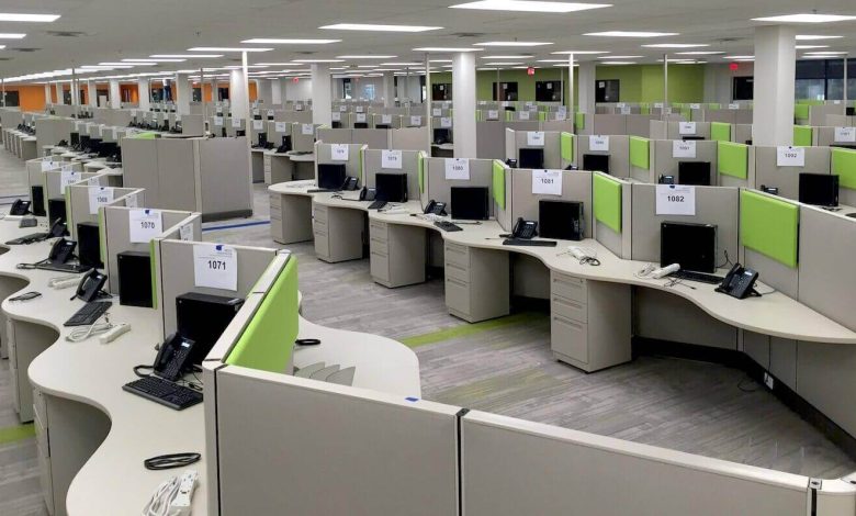 call center cubicles